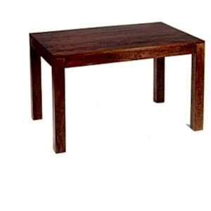 Dakota Dark Wood Mango Small Dining Table 120 x 80cm Hardwood