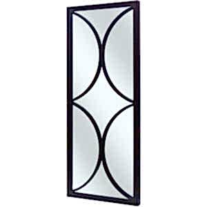 Savoy Regency Black Rectangular Mirror 100cm x 40cm