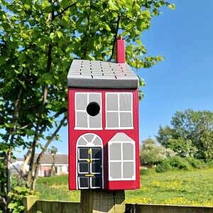 Handmade Victorian House Bird Box