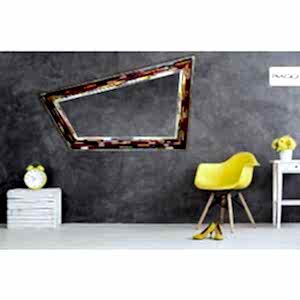 Rhombus Multicolour PIAGGI Glass Mosaic Mirror