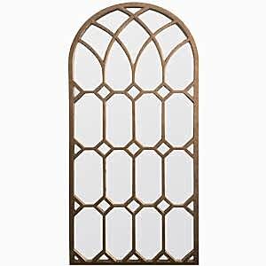Arabella Bronze Arched Wall Mirror 80cm x 150cm