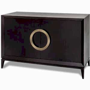 Rochel Black Wenge Oak Cabinet/Sideboard