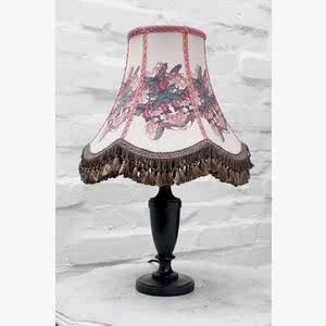 Love Bird Pink Vibrant Tasselled Lampshade Handmade