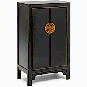 Medium Classic Chinese Cabinet - Black