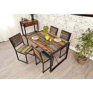 Shoreditch Rustic Dining Table - Small - 140 x 90cm