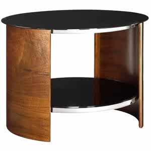 Florence Walnut Side Table by Jual Furnishings