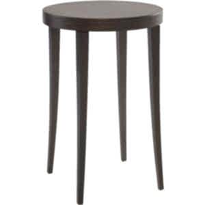 Fitzroy Circular Plant Stand in Modern Charcoal Wenge Finish