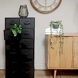Industrial Metal Filing Cabinet 12 Drawers