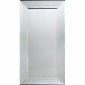 Ferrara Bevelled Large Rectangular Leaner Mirror Silver 183cm x 92cm