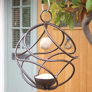 Tangle Hanging Steel Bird Feeder