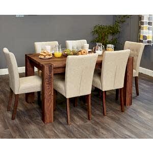 Shiro Walnut 4/6 Seater Rectangular Dining Table 150 x 90cm