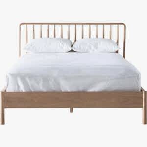 Wycombe Nordic Wood Spindle Bed 6ft Super King in Oak