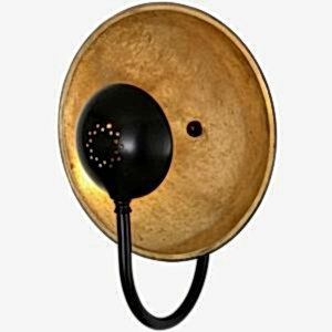 Orebro Industrial Wall light Brass Dish