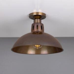 Paris Industrial Brass Ceiling Light