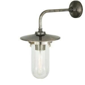Florin Well Glass Industrial Wall Light