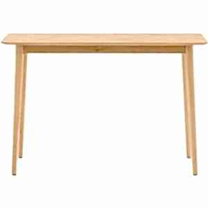 Milano Oak Console Table with Chevron Inlay