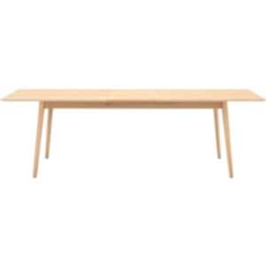 Milano Oak Rectangular Extending Dining Table 2000-2520mm with Chevron Inlay