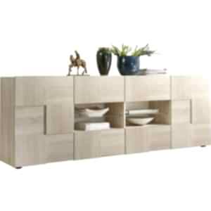 Treviso Sideboard, Two Doors, Four Drawers - Samoa Oak Finish