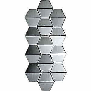 Carina Hexagonal Multi Mirror 110cm x 50cm