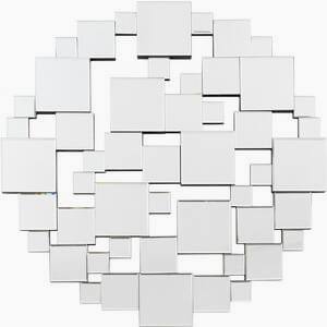 Dawes Round Geometric Fragment Multi Mirror 80cm x 80cm