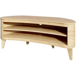 San Francisco Curved TV Stand Walnut or Oak - JF709