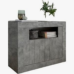 Como Two Door Sideboard - Grey Finish