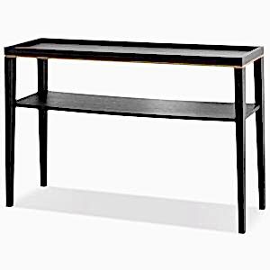 Otium Console Table Black Wenge Wood