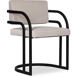 Dylan Art Deco Velvet Dining Chair with Metal Frame