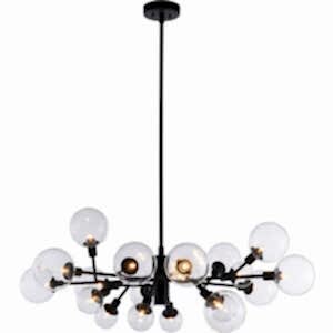 Brooklyn Ceiling Light Matt Black Arms