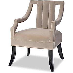 Wallace Velvet Mid-Century Chair in Brown, Purple or Green