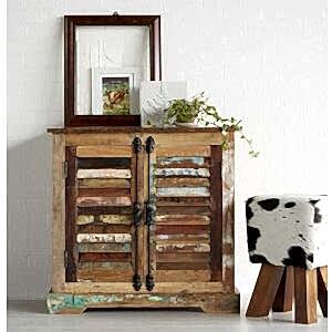 Coastal Reclaimed Wood 2 Door Sideboard