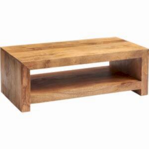 Toko Mango Light Wood Large Rectangular Coffee Table 110 x 60cm