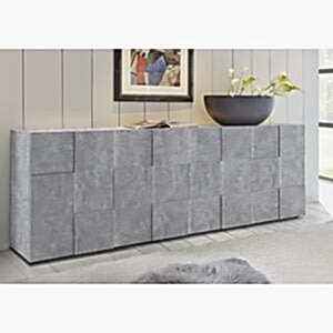 Treviso Four Door Sideboard - Grey Finish