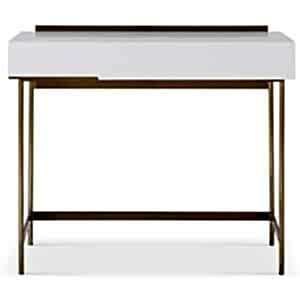 Alberto 1 Drawer Dressing Table - Matt White or Grey