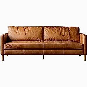 Osborne Sofa Vintage Brown Leather in 2 or 3 Seater