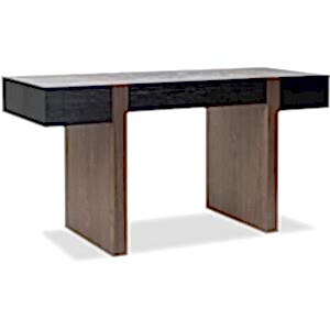 Borgo Black Wenge Oak and Walnut Desk