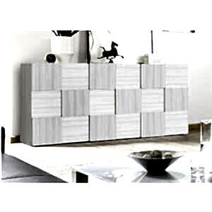 Treviso Sideboard, Three Door - Silver Grey Finish