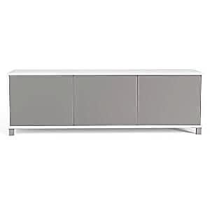 Frank Olsen Smart 1500 TV Cabinet with LED Lighting - White and Grey