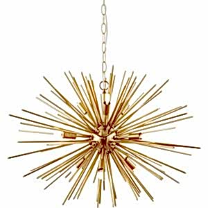 Orta 70s Sputnik Starburst Pendant Light 62cm Diameter