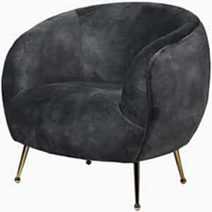 Vea Grey Curved Tub Chair