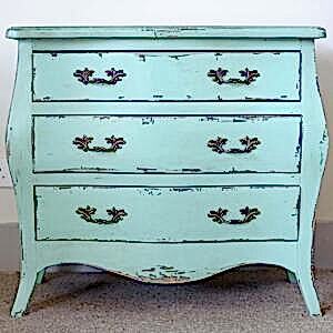 Etienne Aqua Blue 3 Drawer Chest of Drawers