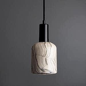 Osier Marbled Ceramic Pendant Light 11.5cm