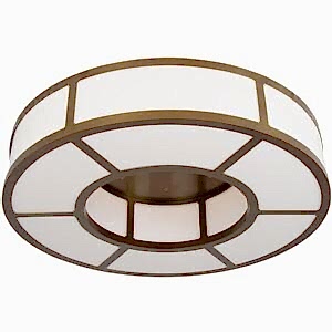 Norman Large Ring Light Flush Chandelier 70cm