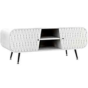 Jual Astana Retro Lattice TV Stand JF910 Two Doors - Grey Mist
