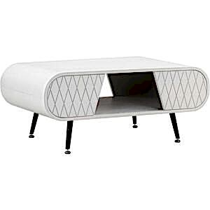 Jual Astana Retro Lattice Coffee Table JF911 - Light Grey Mist