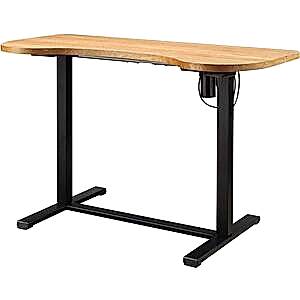 Jual San Fran Height-Adjustable Desk PC715 in Oak or Walnut
