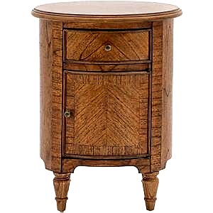 Highgrove Drum Side Table by Gallery Direct