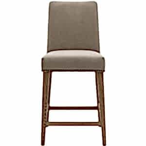 Set of 2 x Rex Bar Stools in Cement Linen