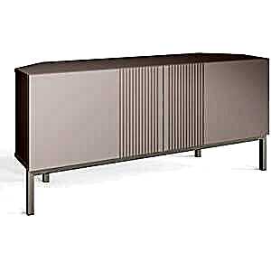 Frank Olsen Iona LED Mood Lighting Corner TV Unit in Mulberry