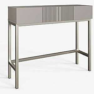 Frank Olsen Iona LED Console Table in Grey   by Frank Olsen Furniture
